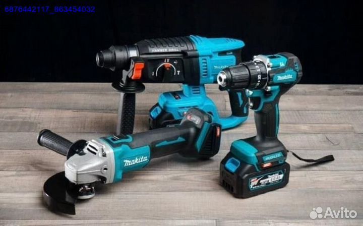 Электро набор Makita 3в1 бесщеточный (Арт.30800)