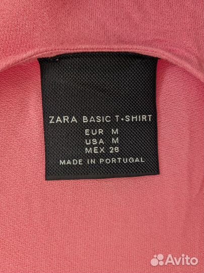 Zara розовый лонгслив