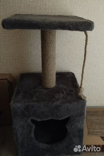 Домик для кошки с когтеточкой
