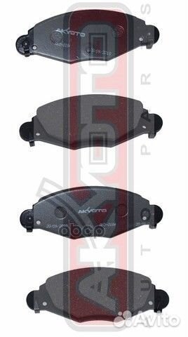 Колодки тормозные дисковые передние С датчиком