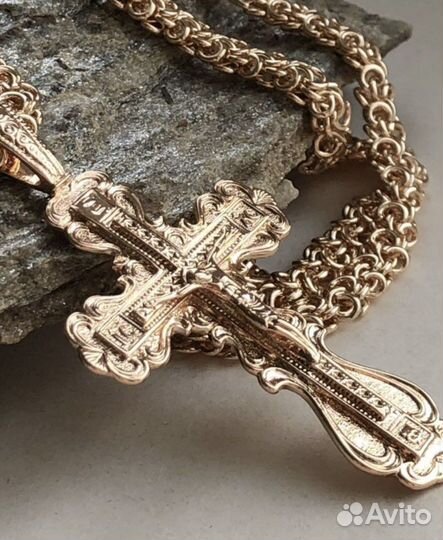 Цепь и крестик