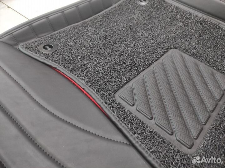 Коврики салона кожаные с ворсом Mercedes-Benz W212