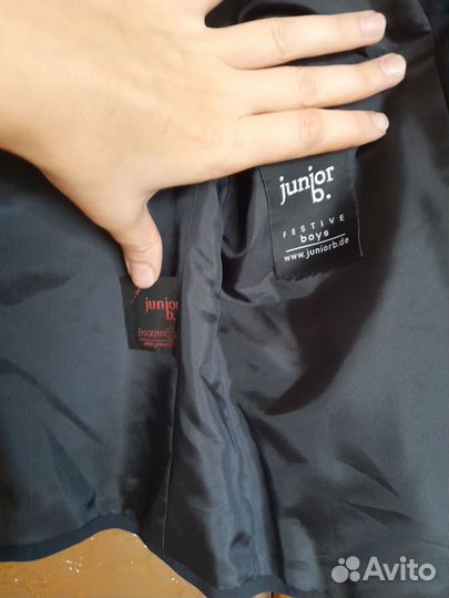 Пиджак школьный (Германия), 128, состояние нового