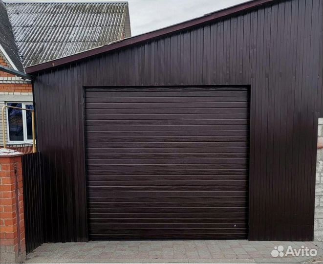 Ворота автоматические секционные утепленные