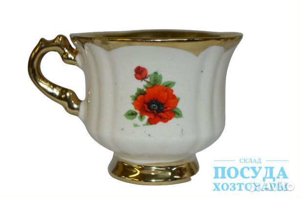 Чс корона Золото белый Красный Мак /9пр/ Украина