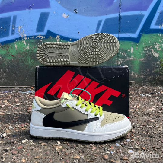 Кроссовки Nike Jordan 1 Travis Scott