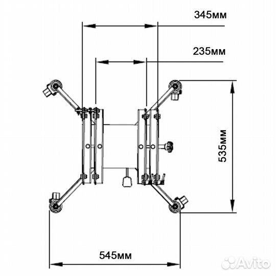 Стойка трансмиссионная площадка гидравлическая