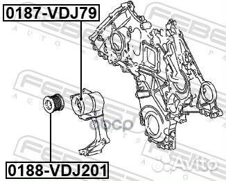 Ролик натяжной toyota land cruiser