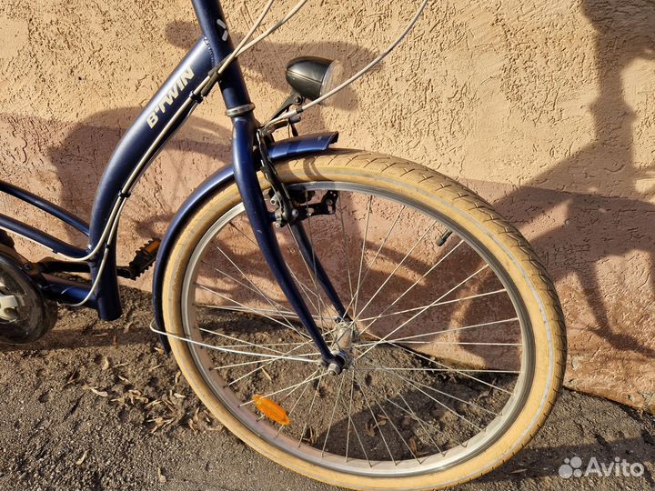 Велосипед женский с корзиной b'twin