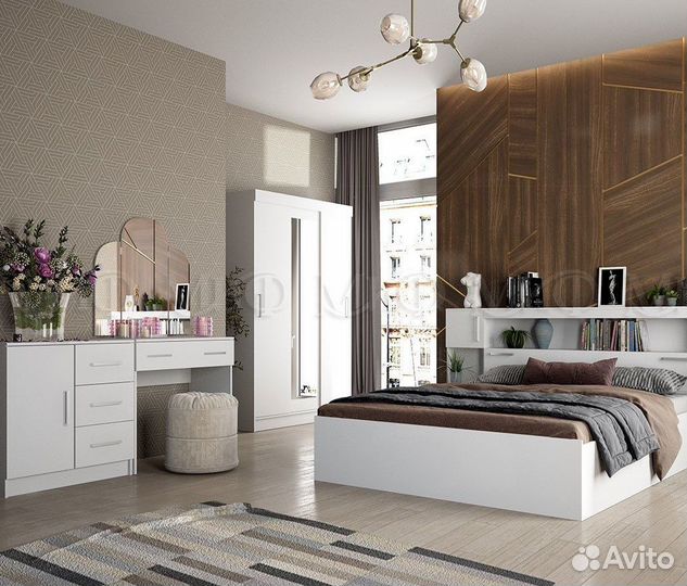 Антресоль Бася лдсп Белый