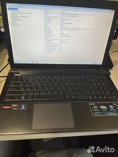 Ноутбук asus K55D
