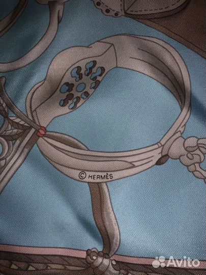 Платок шелковый Hermes оригинал 90