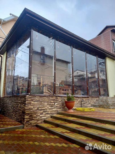 Мягкие окна для навесов, беседок, гаражей, террас