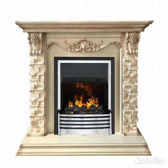 Каминокомплект Adriana - Cлоновая кость