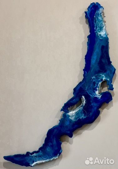 Картина Байкал Эпоксидная смола