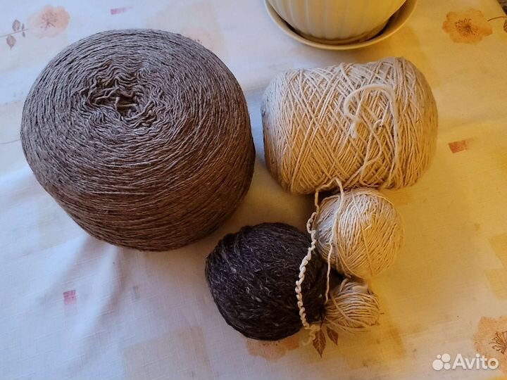 Шерсть овечья 100 процентов. В бабинах