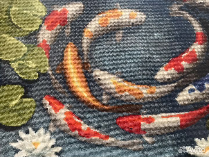 Картина, вышитая крестом