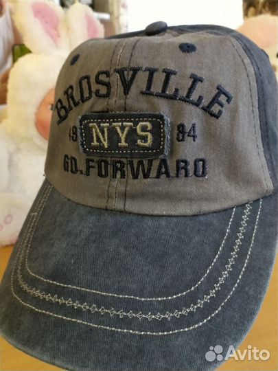 Бейсболка мужская джинсовая