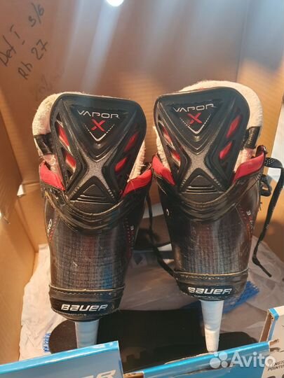 Хоккейные коньки bauer s21 vapor 3x pro, JR, р. 2D