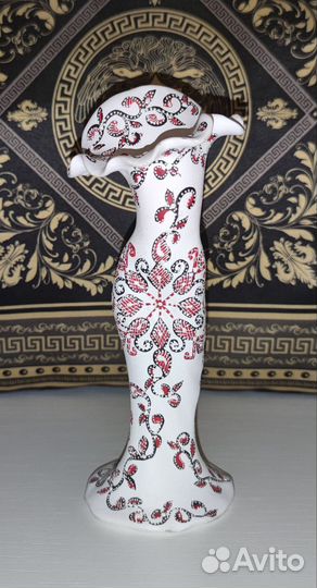 Декоративная статуэтка мини ваза Ручная работа