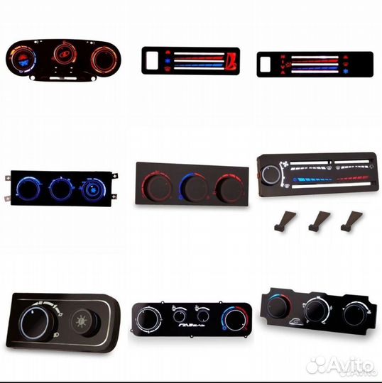 Ручка управления отопителем с LED подсветкой