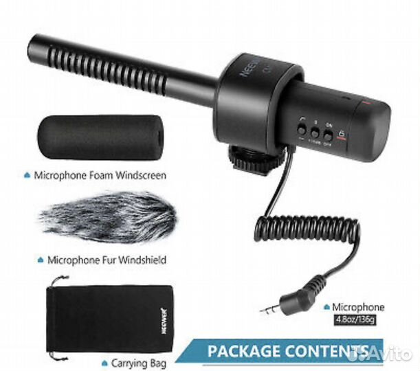 Микрофон для видеокамеры neweer cm 15