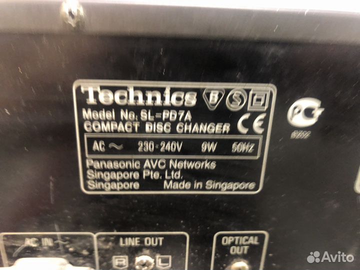 Но75 Проигрыватель Technics SL-PD7A