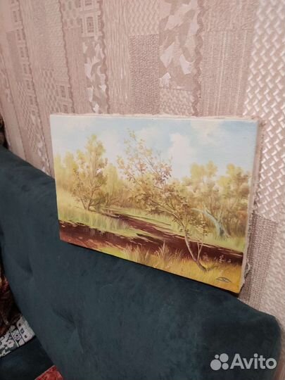 Картина маслом на холсте пейзаж