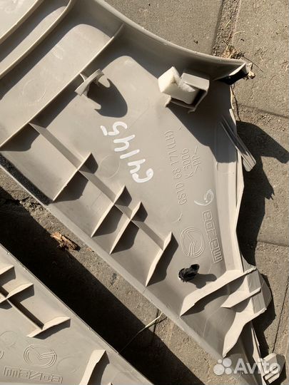 Обшивки стоек лобового стекла Mazda 6gh седан L8