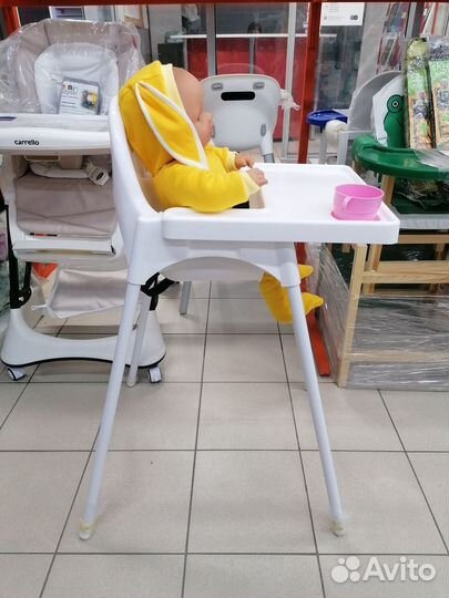 Стульчик для кормления со съёмной столешницей