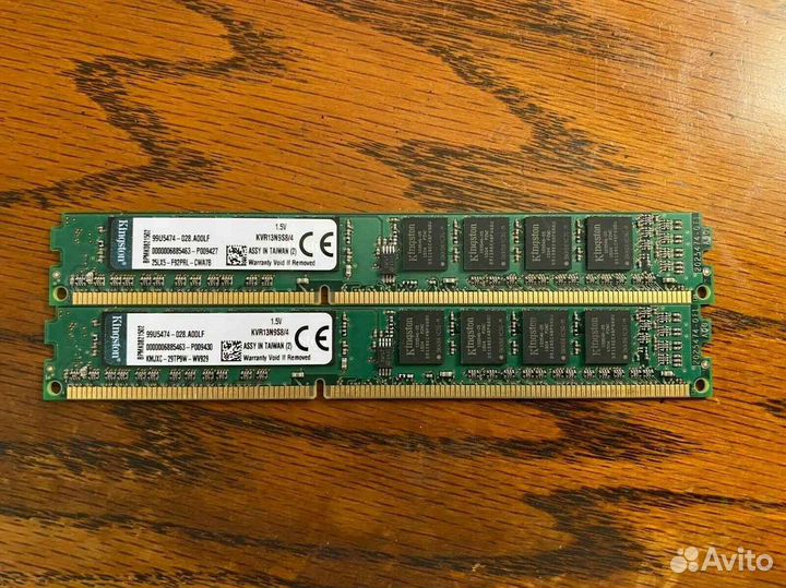 Kingston DDR3 8GB 1333 MHz 2x4GB ддр3 PC3-10600U