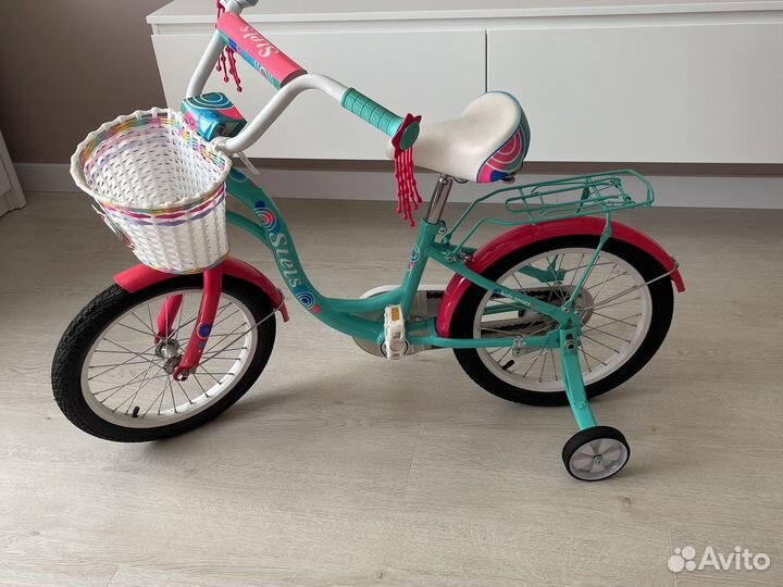 Велосипед для девочки 16 дюймов