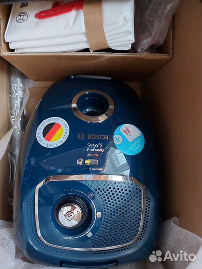 Новый пылесос bosch+ дополнительные мешки