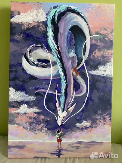 Картина акрилом на холсте
