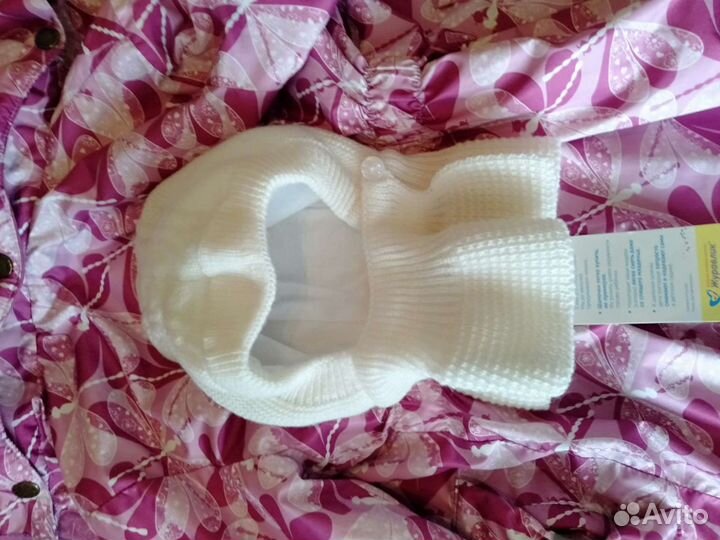 Шапка шлем для детей 6 -9 мес