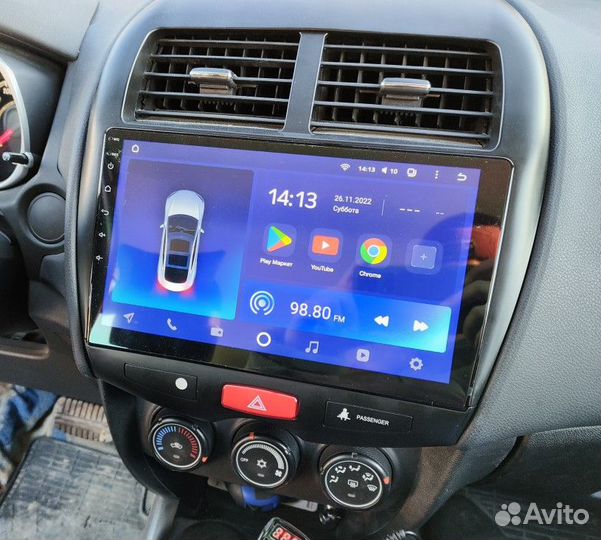Mitsubishi ASX Android магнитола teyes