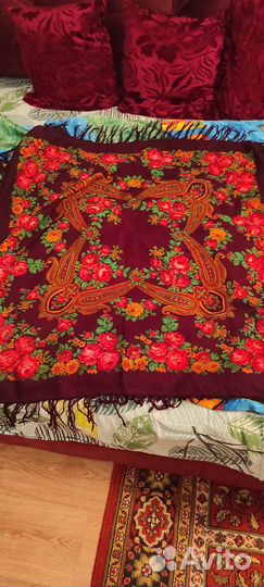 Павловопосадский шерстяной платок СССР