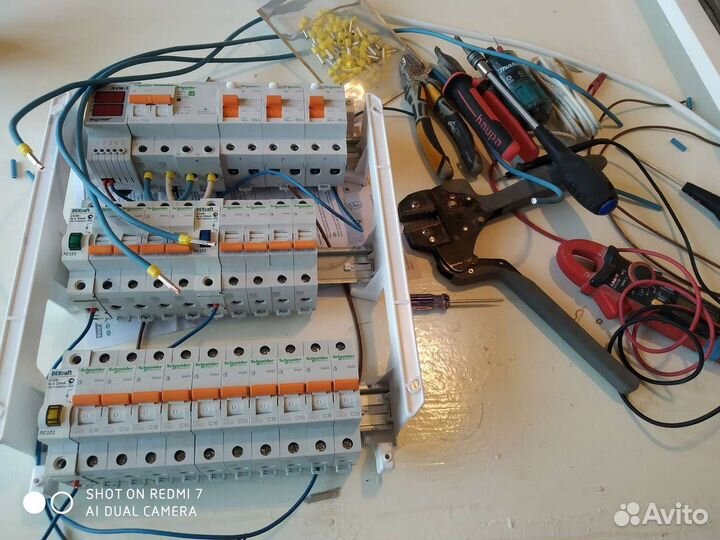 Услуги электрика. Монтаж.Видеонаблюдение. Домофоны