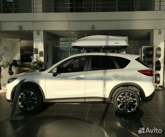 Авто бокс багажник на крышу 430л белый