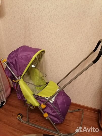 Коляска санки