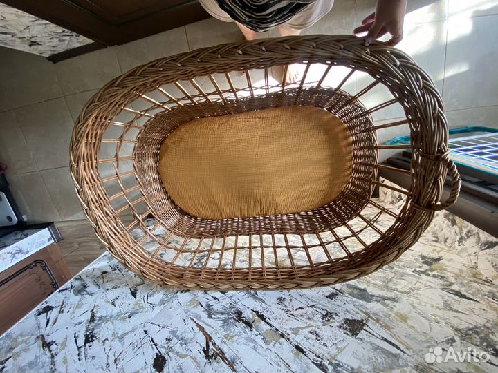 Люлька колыбель плетеная