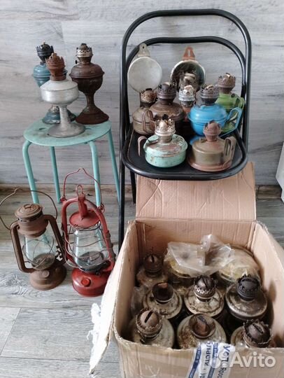 Керосиновая лампа и стекло к лампе