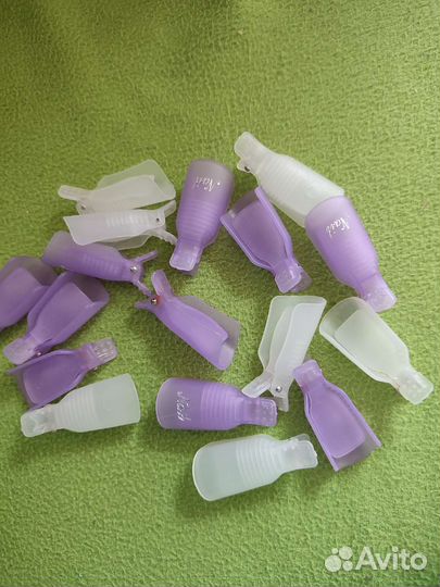 Зажимы для снятия гель лака