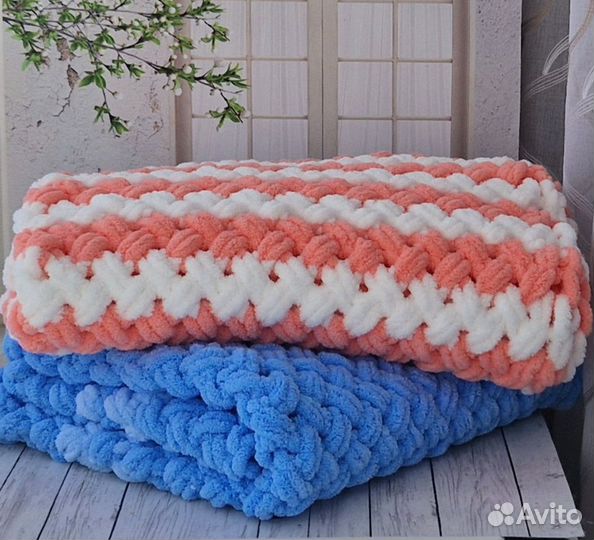 Плед детский плюшевый