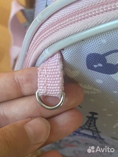 Рюкзак школьный для девочки с замком для ключей