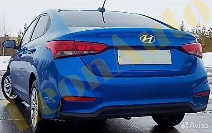 Задний бампер Hyundai Solaris 2 2017-2023 N4U