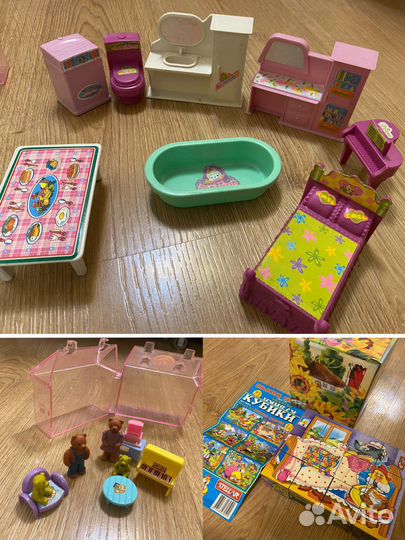 Мебель для кукол, игрушки