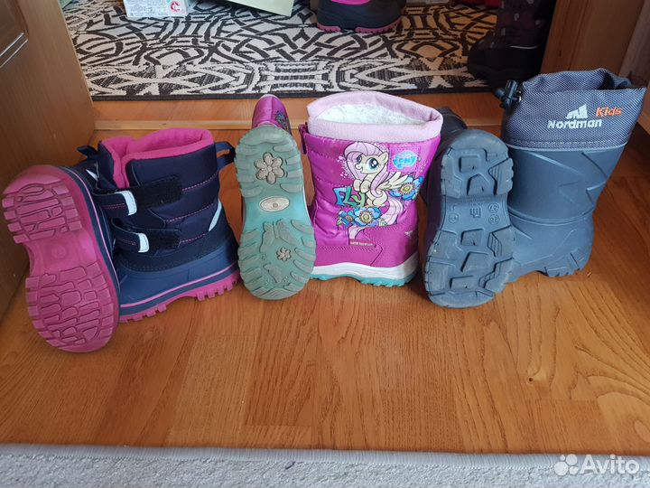 Сапоги зимние и демисезон 26-27 р