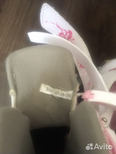 Роликовые коньки детские раздвижные 26