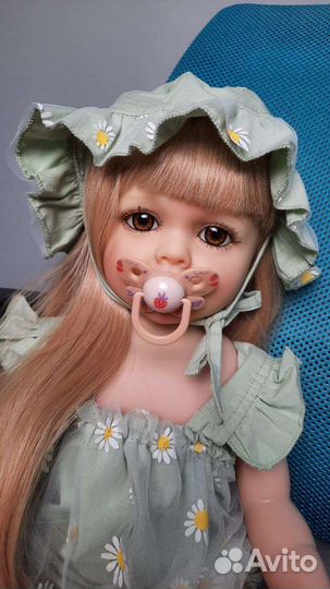 Кукла реборн полностью силиконовая, можно купать